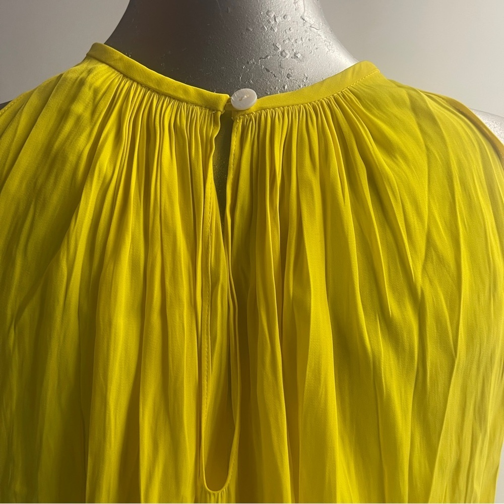 Ramy Brook Yellow Paris Sleeves Dress XS NWT - Picture 5 of 5